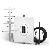 Goboost Cell Phone Booster, 3G 4G LTE 5G Dual Band Cell Phone Booster for Home Cellular Signal Booster with Antenna Kit